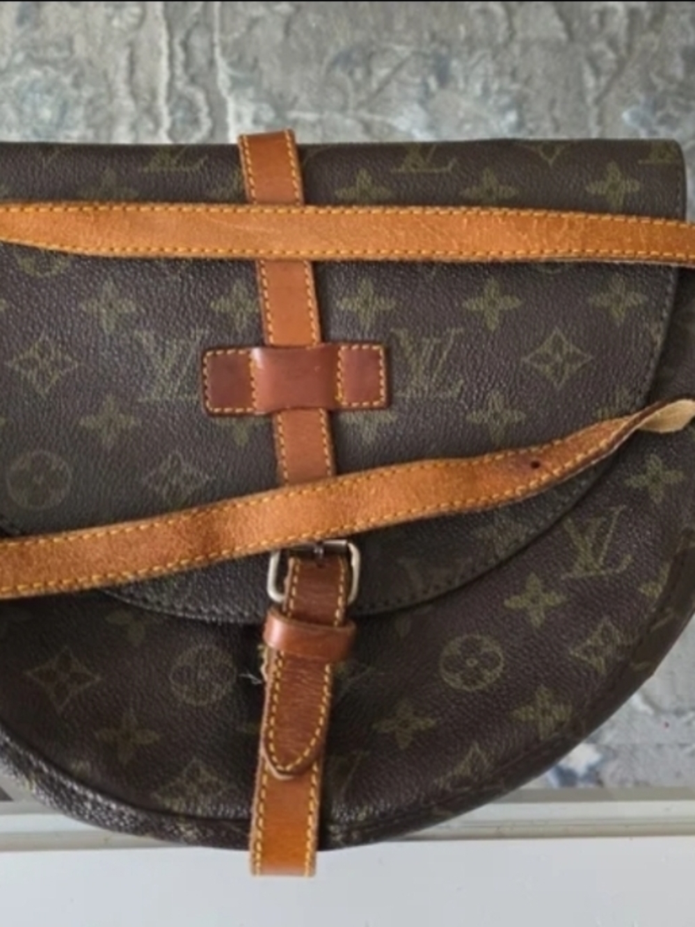 RARE Pre-1982 Louis Vuitton Chantilly GM Vuittonite Lining. Project Piece - Picture 12 of 12